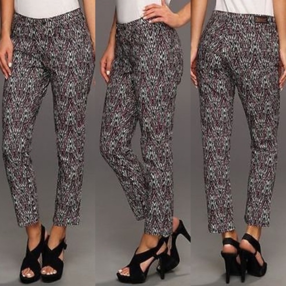 Levi's Ankle Skinny Diamond Ikat Print Jeans Zigzag